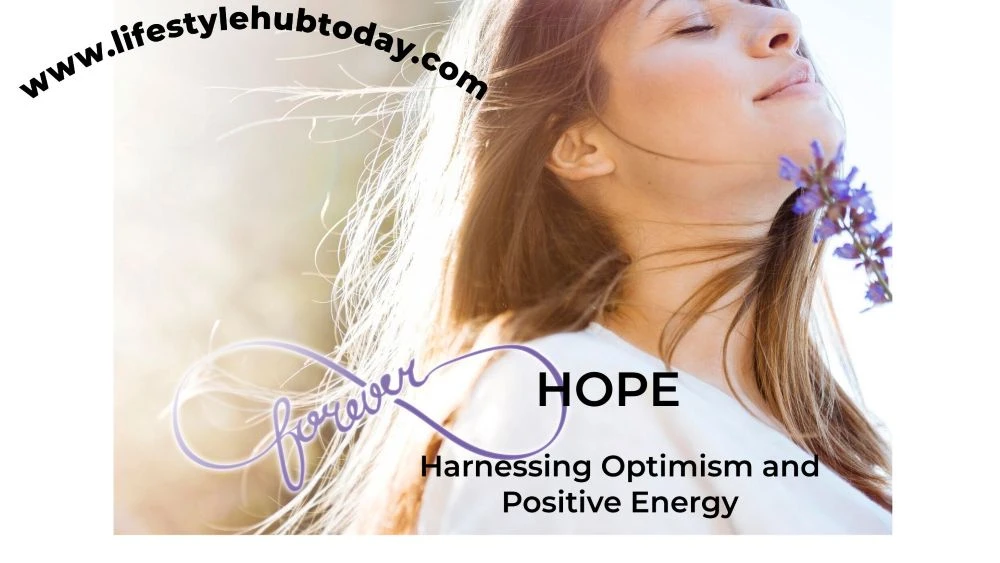 Encouraging motivational quote about hope