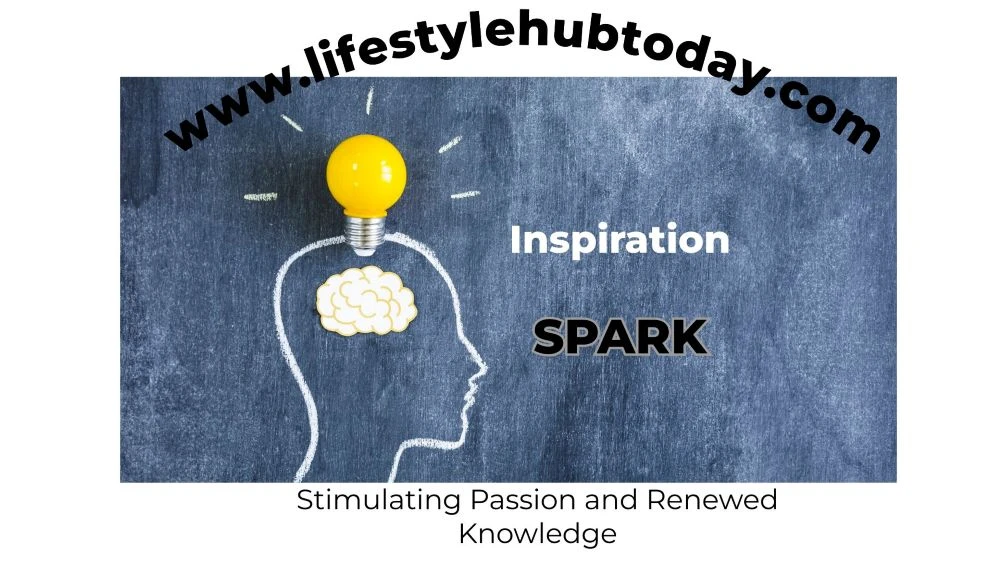 Inspirational quote about finding your spark