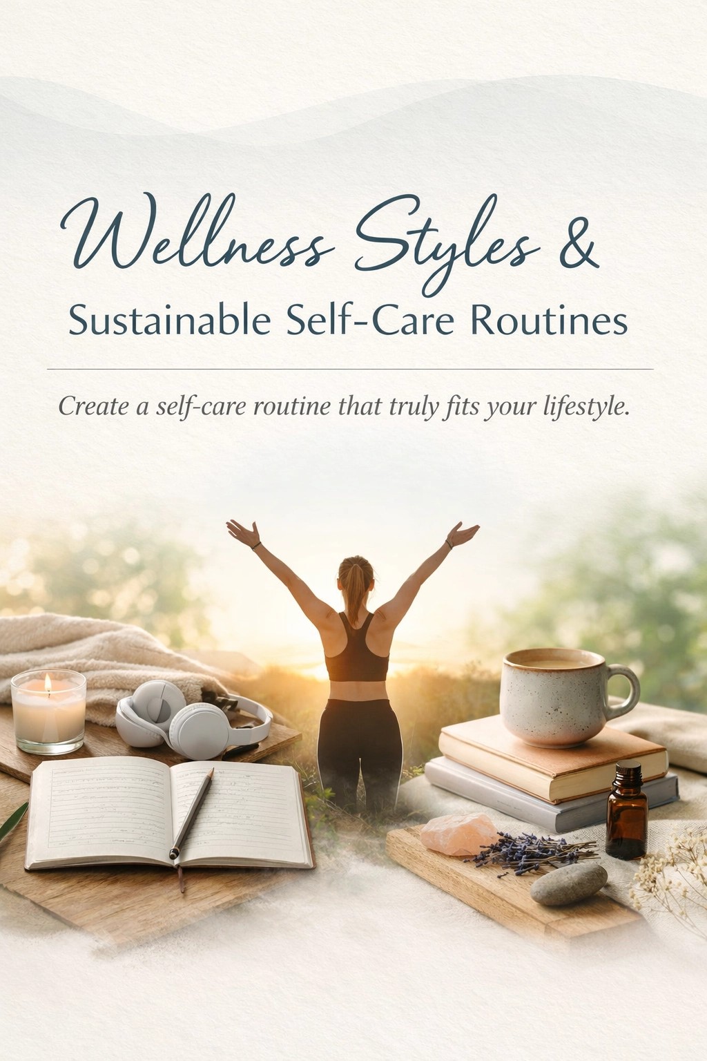 Wellness style guide showing how to build a sustainable personalised self-care routine