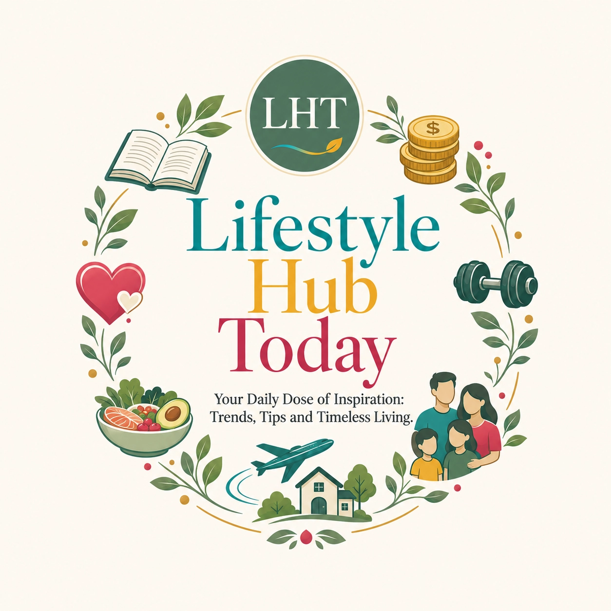 Lifestyle Hub Today decorative crest